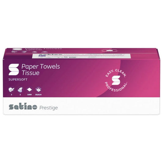 2ply Satino Prestige Zfold Hand Towel Eco (PT2) (15x200)