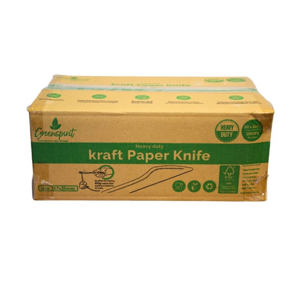 NEW Heavy Duty Kraft Paper Knife (10 x 100's)