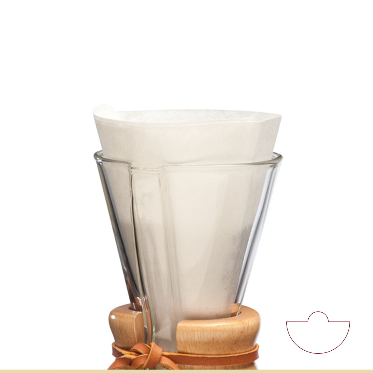 Chemex Filter Papers x100 (1-3 Cup)