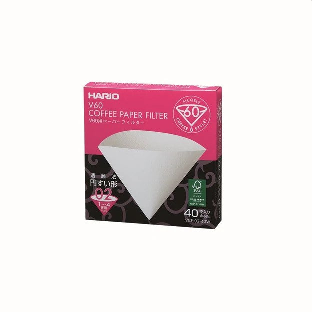 Hario V60 Filter Papers x40 (Size 02)