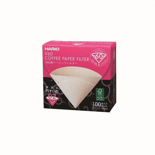 Hario V60 Filter Papers x100 (Size 02)