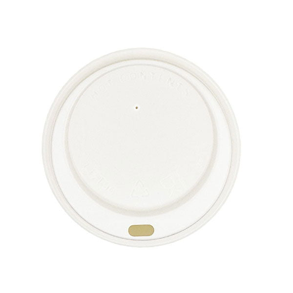 90mm White Hot Cup Lids (10/12/16oz ) (10x100)
