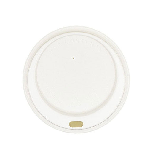 90mm White Hot Cup Lids (10/12/16oz ) (10x100)