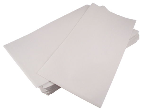 90x90cm Tamask White Table Cover (10 x 25)