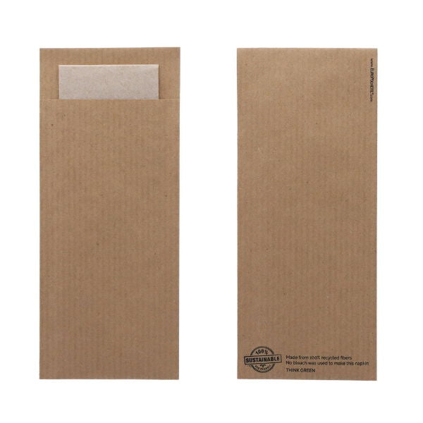 Kraft Ecopouchette Pocket Napkin (500)