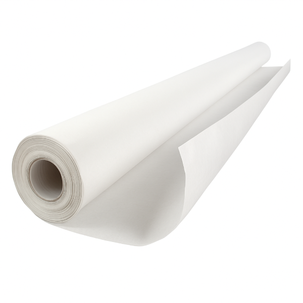 25m Tamask White Banquet Roll (9)