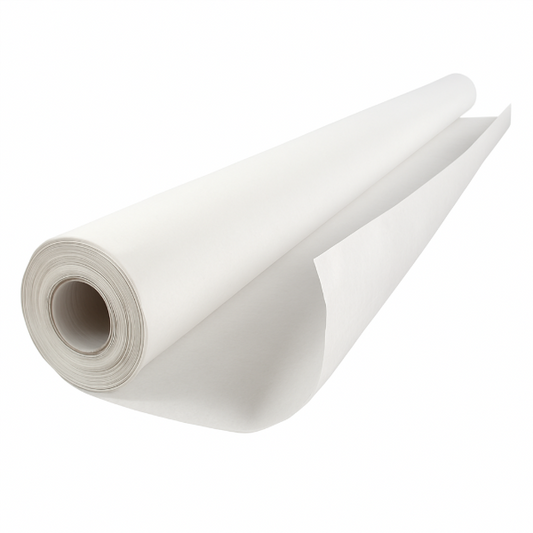 25m Tamask White Banquet Roll (9)