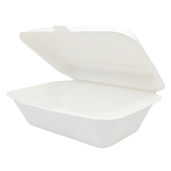 6"x4" Bagasse Small Lunch Box (20x50)
