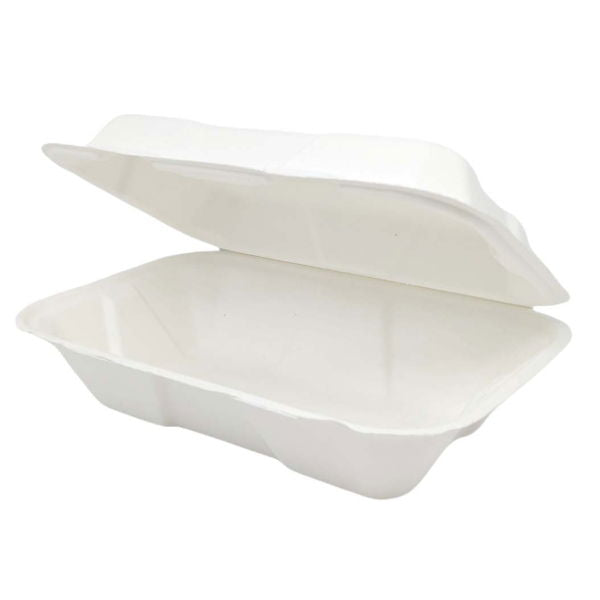 9x6x2" Bagasse Meal Box (1000ml) (5x50)