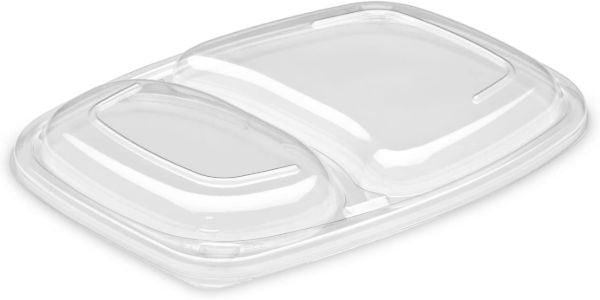Lids For 34oz 2-Compartment Microwaveable Containers (16x20)