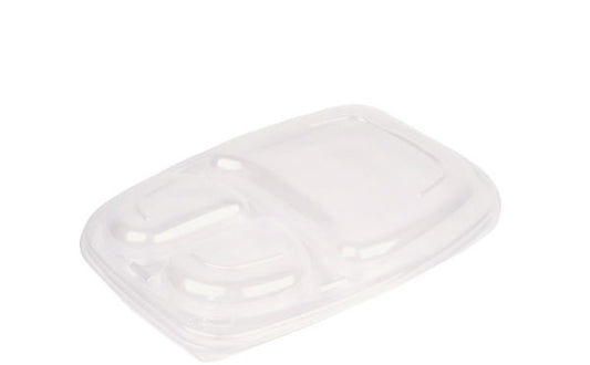 Lids For 34oz 3-Compartment Microwaveable Containers (16x20)
