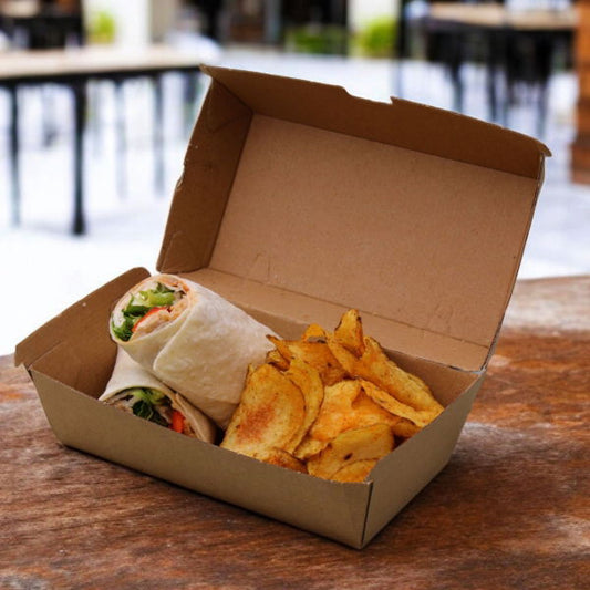 #9 Corrugated ClamShell 175x91x50mm (4x50's)