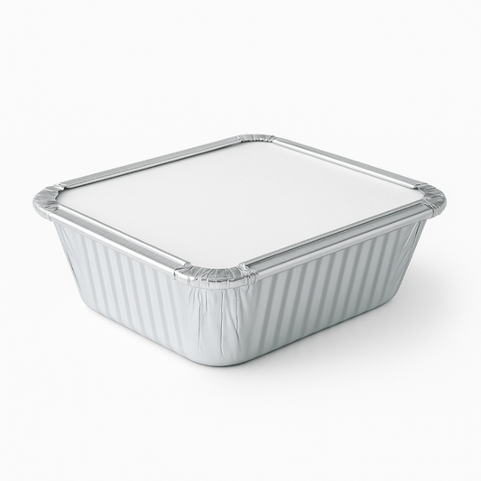 4 x 5 Foil Container & Lid Combi (20x25)