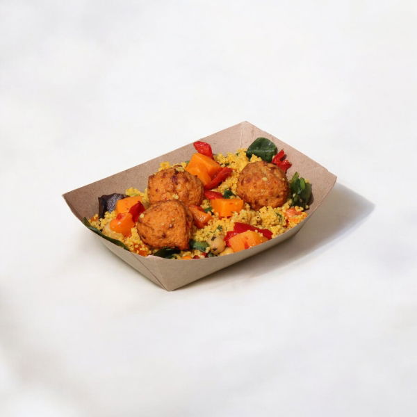 2lb Kraft Greenspirit Paper Food Tray - (4x250)