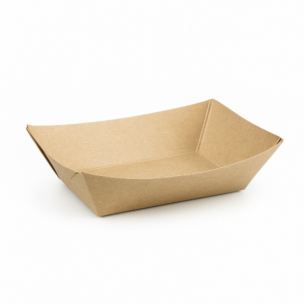 2.5lb Kraft Greenspirit Paper Food Tray (2x250)