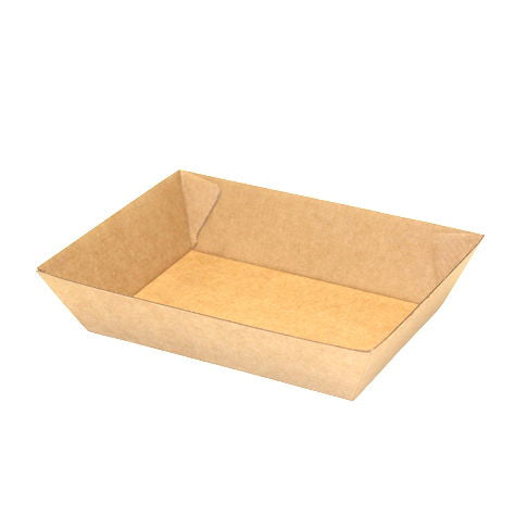 #99 Compostable Corrugated Tray 160 x131x38mm (6x100)