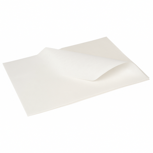 350x450mm Plain Compostable Greaseproof Sheets (960)