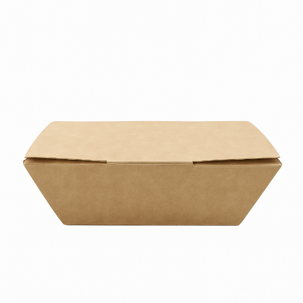 Small Kraft Nested Takeaway Boxes  - 117x75x60mm (6 x 50's)