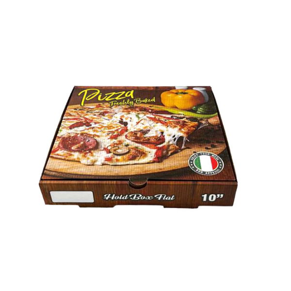 10" Freshly Baked corrugated pizza box (100)