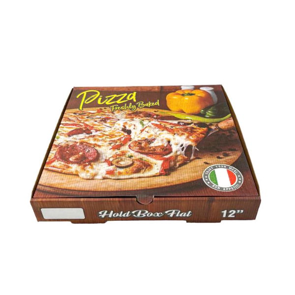 12" Freshly Baked corrugated pizza box (100)