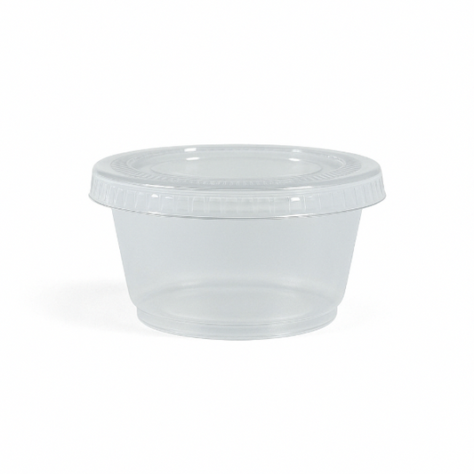 2oz PP clear portion pot (PP2) (25x100's)