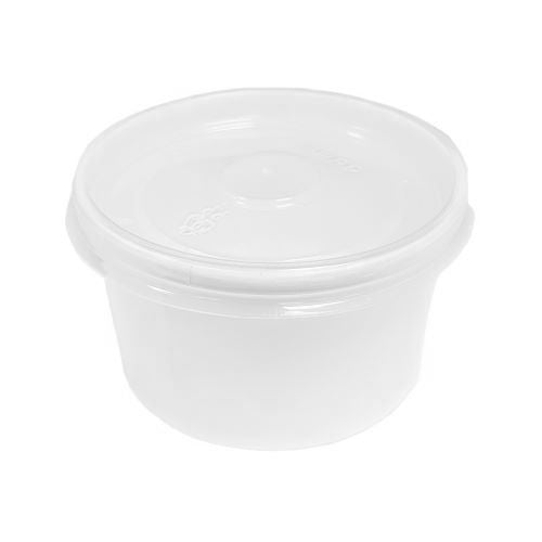 2oz White Paper Portion Pot PE (PP1) (20x50)
