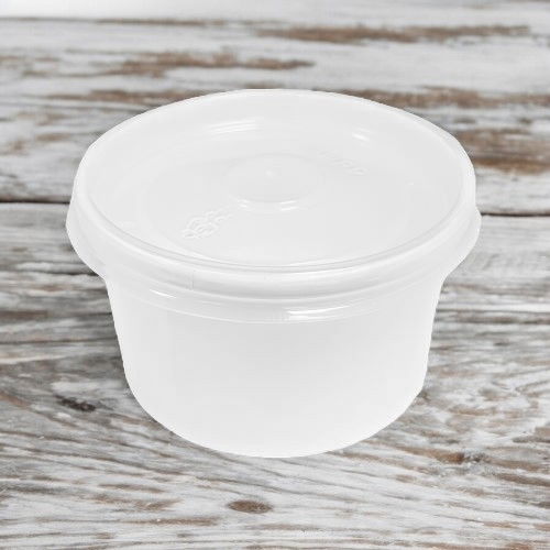 2oz White Paper Portion Pot PE (PP1) (20x50)