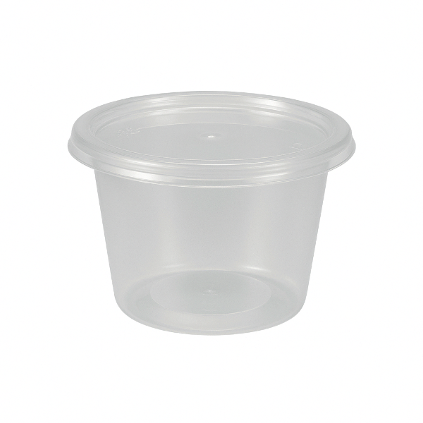 4oz Clear microwavable container and lids-Standard (1000)