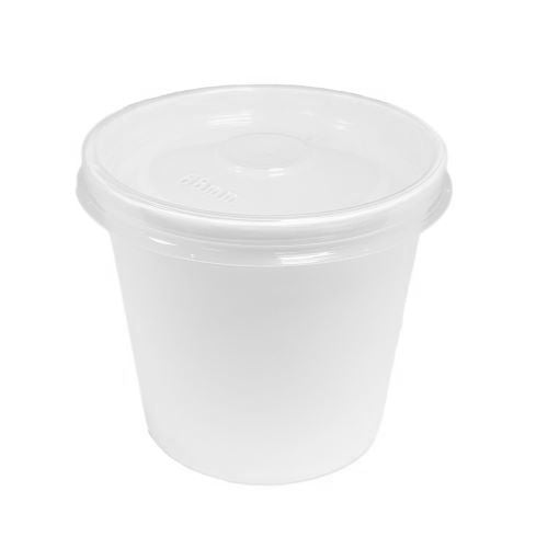 4oz White Paper Portion Pot PE (PP1) (20x50)