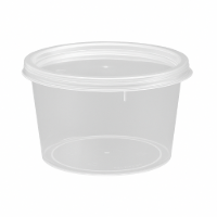 8oz Fusion Microwavable Food & Sauce Pots with Lids (225)