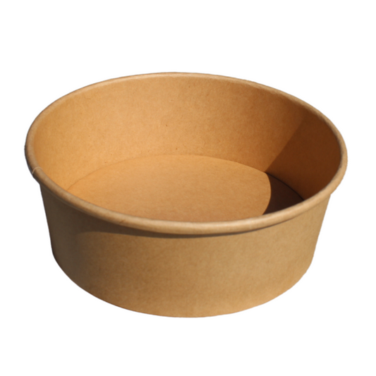 1300ml Kraft Bowls PE (KB2) (6x50) - GO