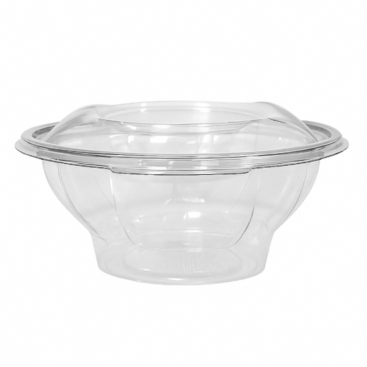 375cc Round hinged PET salad container (12x50)