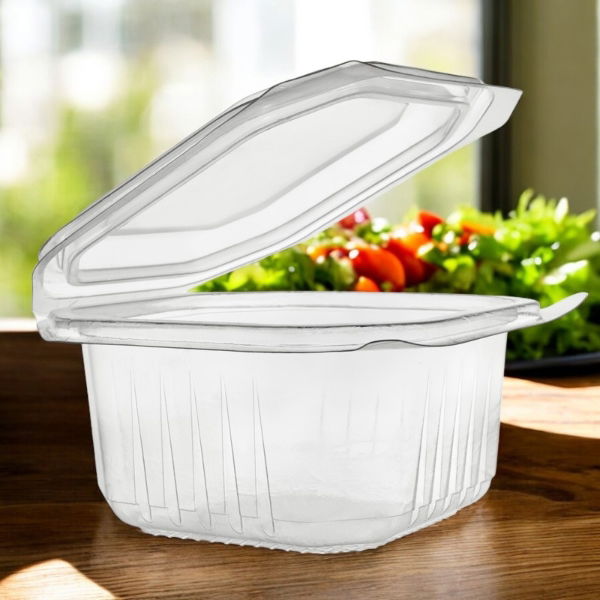 1000cc Clear Salad Bowl rPET (2x120)