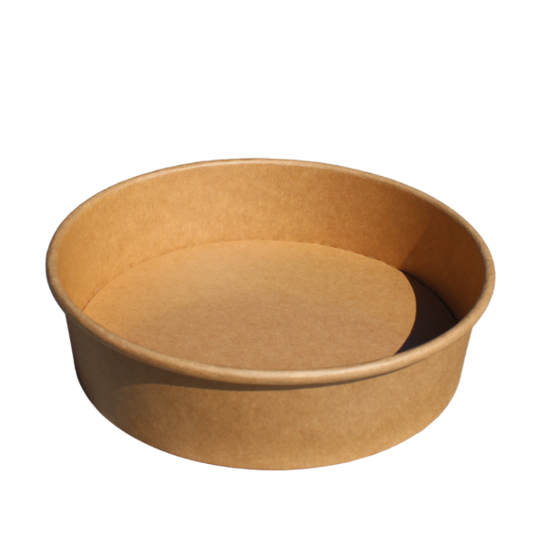 900ml Kraft Bowls PE (KB2) (6x50) - GO