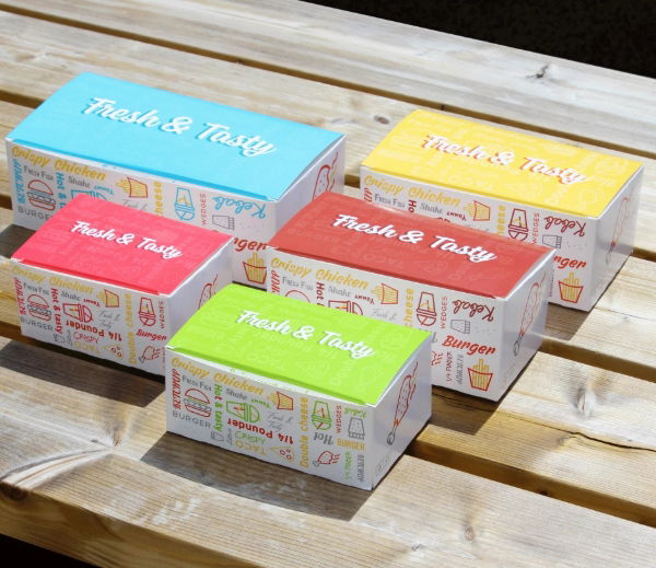 Medium Fresh & Tasty Snack Box (168x94x65mm) (400)