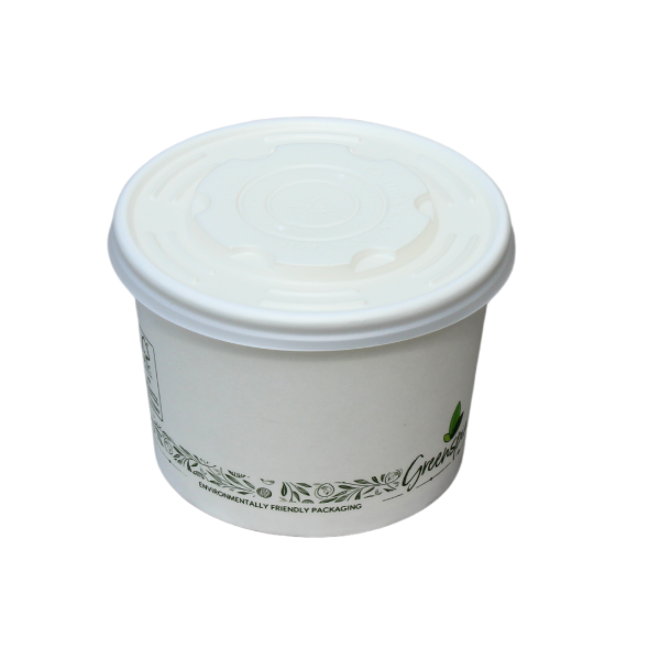 90mm Greenspirit CPLA Compostable Lids (CS1) (10x50)