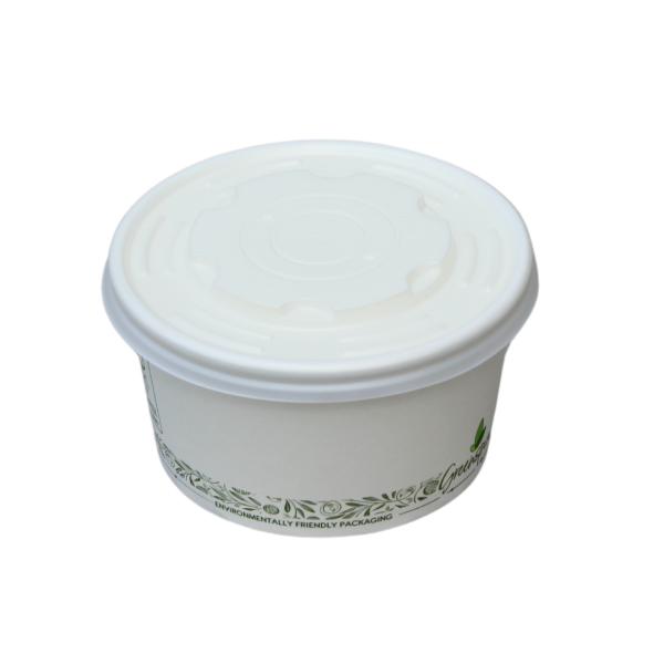 115mm Greenspirit CPLA Compostable Lid (CS2) (10x50)