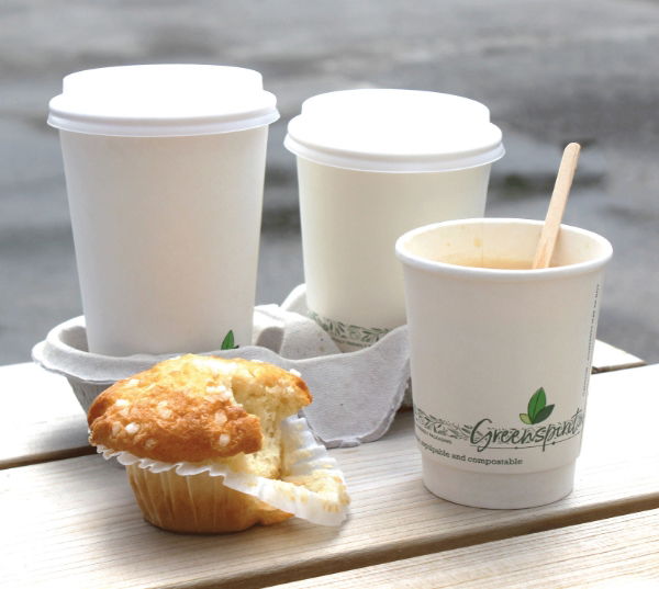 10oz White Greenspirit Aqueous DW Hot Cups (20x25)