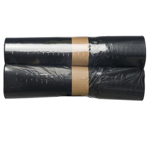 29" x 46" Large heavy weight black refuse sack (8x25)