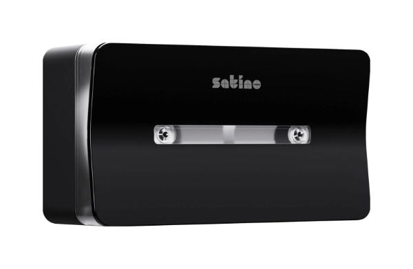 Wepa Hyginity 180mC/feed toilet Roll Dispenser Black(CF2)(1)