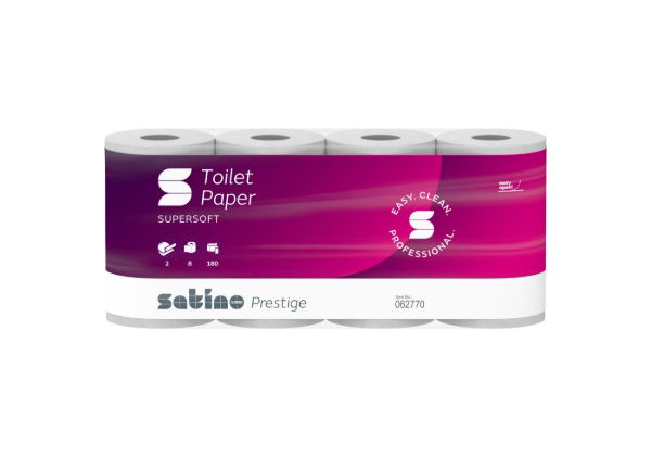 2ply Satino Prestige 180 Sheets Toilet Paper Eco (MT1) (8x8)