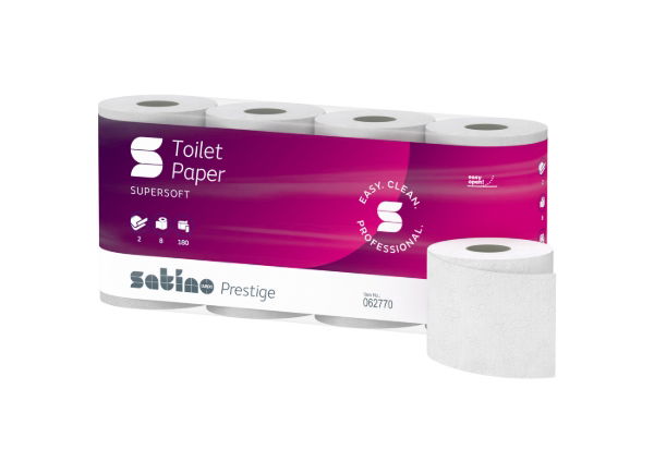 2ply Satino Prestige 180 Sheets Toilet Paper Eco (MT1) (8x8)