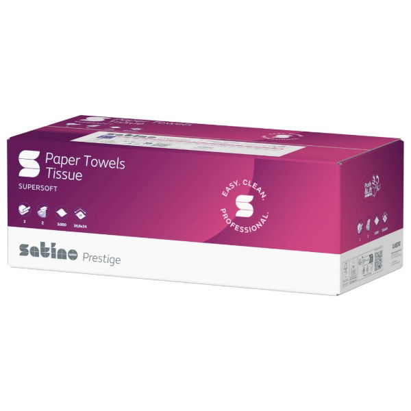 2ply Satino Prestige Zfold Hand Towel Eco (PT2) (15x200)