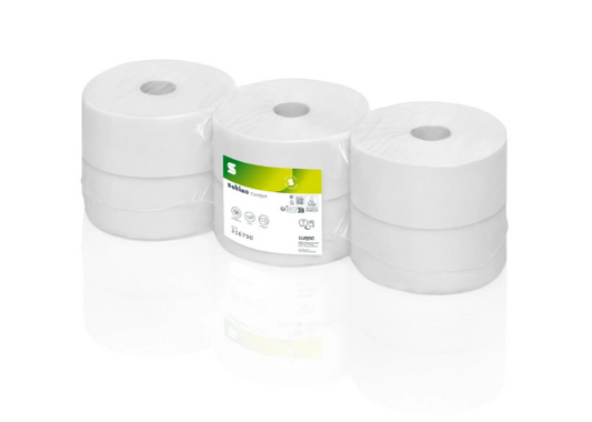 2ply Satino Comfort 320m Jumbo Toilet Paper Eco (6's) (JT2)