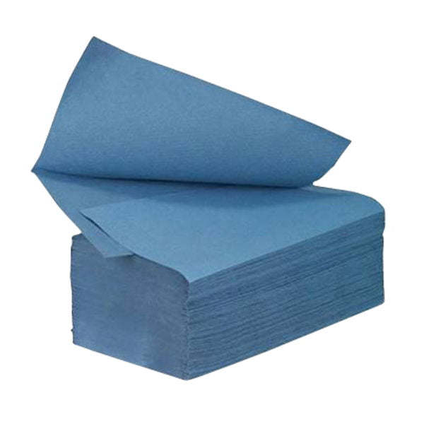 Logic8 1ply Blue Zfold - 205 x 240 - Recycled - 12 x 250's