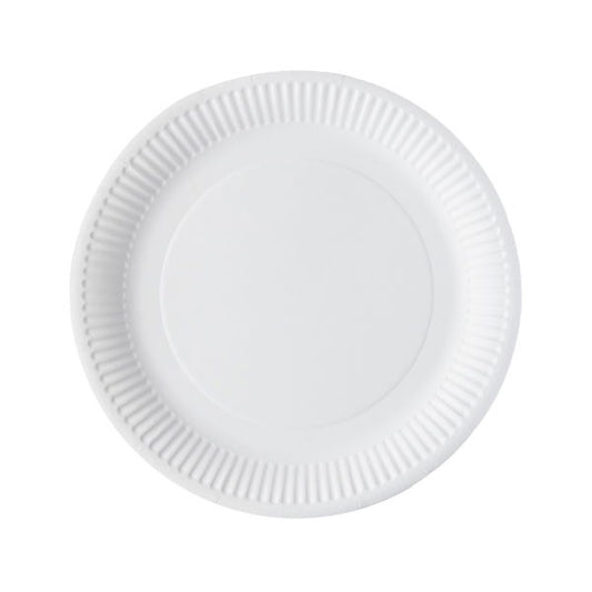 9" White Greenspirit Paper Plates (10x100)