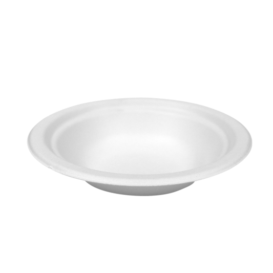 12oz White Bagasse Bowls (20x50)