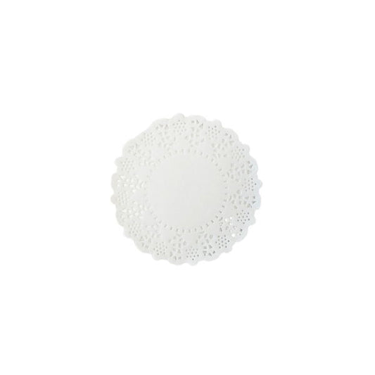 4.5" White Round Doylies (8x250)