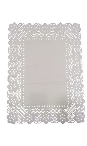 12x16" White rectangular doylies (4x250)