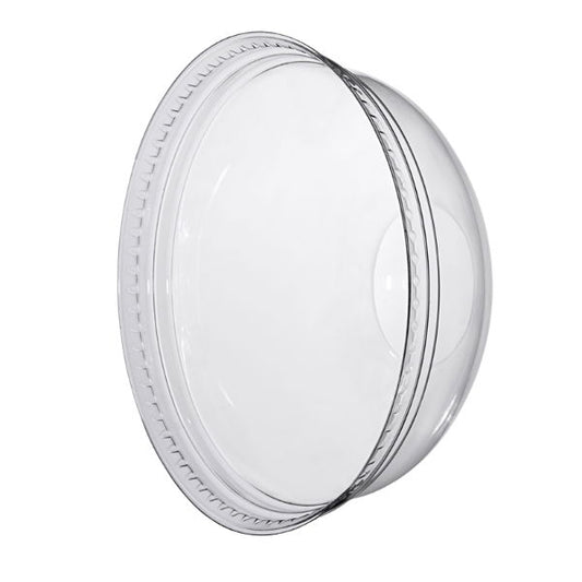 78mm Clear Greenspirit rPET Dome Lids S/Slot (JC1) (50x50)